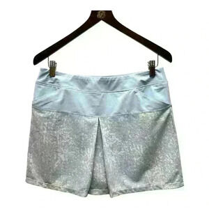 Adidas Golf  Skort Skirt Pull On Elastic Waist Pockets Stretch Blue